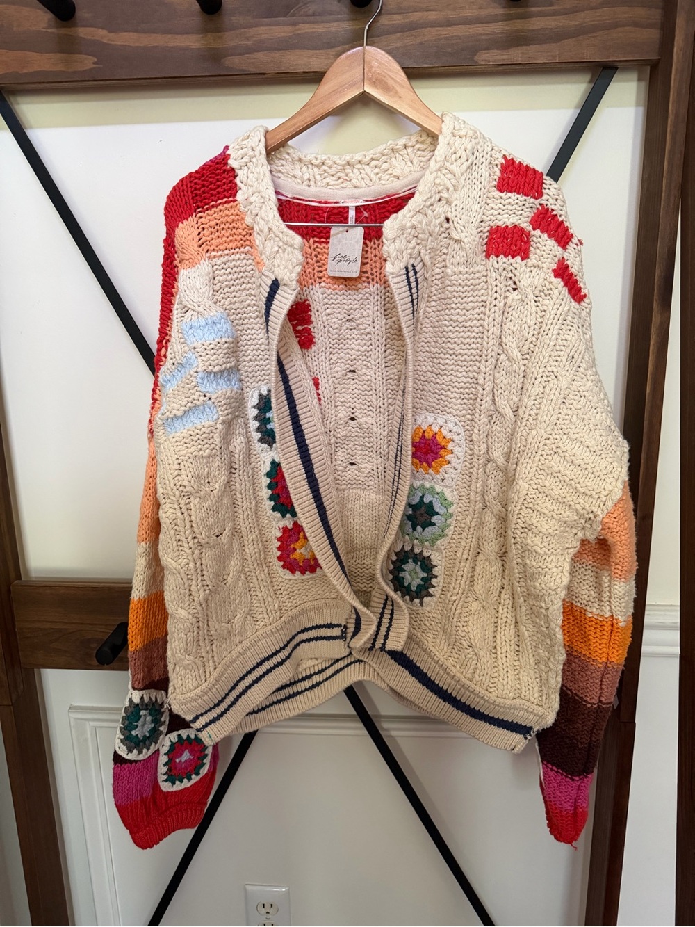 NWT size Large Free People Clear Skies Cardi sweater - Picture 4 of 7